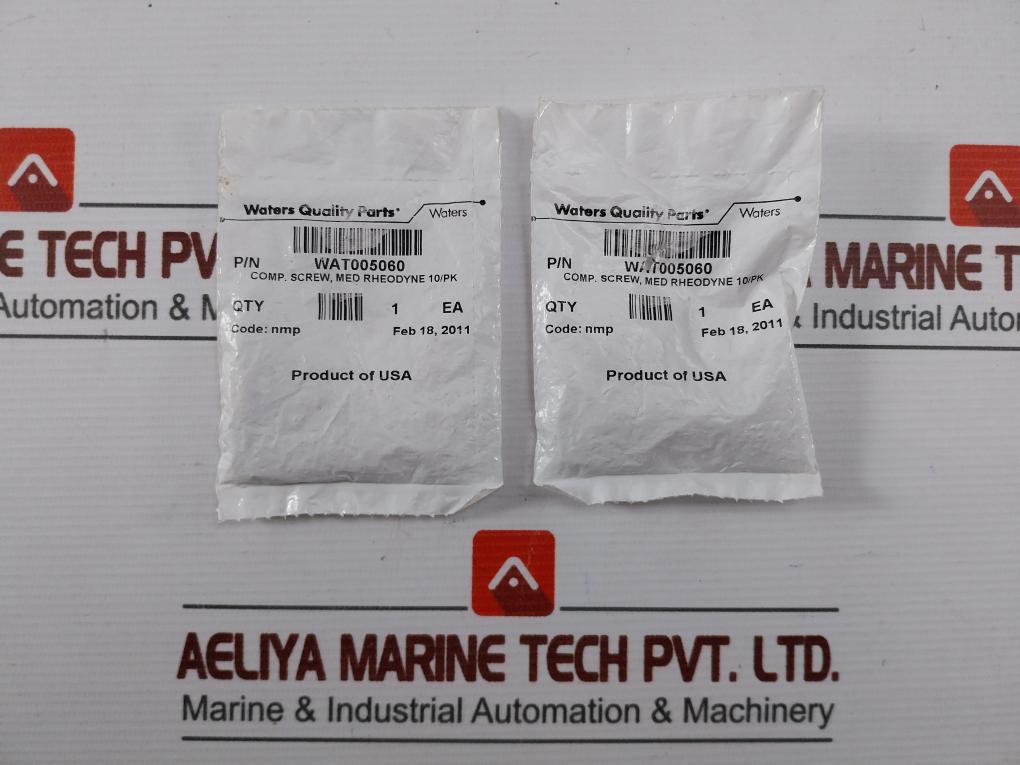Lot Of 5x Waters Compression Screw Wat005060