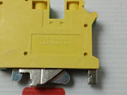 Lot Of 6X Din Rail Terminal Block By Phoenix Contact  Uk 10-twin-pe