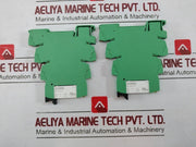 Lot of 6X PHOENIX CONTACT PLC-BPT-24DC21 Basic Terminal Block Push-in Connection