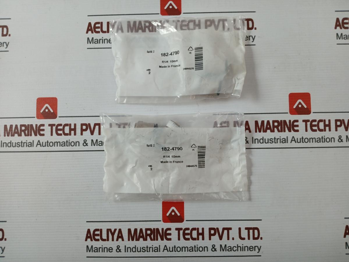 Lot Of 6X Rs 182-4790 Pneumatic Push-in Fitting/Tube Connector R1/4 10Mm