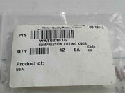 Lot Of 6X Waters Finger Tight Poly Knob Wat021816