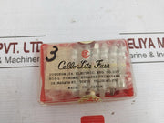Lot of 8X CELLO-LITE NC1 Electric Fuse 3A 500V AC / 250V DC BC 20KA FF.1.35