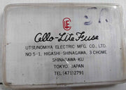 Lot of 8X UTSUNOMIYA ELECTRIC NC1 Cello-Lite Fuse AC 500V DC 250V 5A