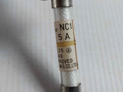 Lot of 8X UTSUNOMIYA ELECTRIC NC1 Cello-Lite Fuse AC 500V DC 250V 5A