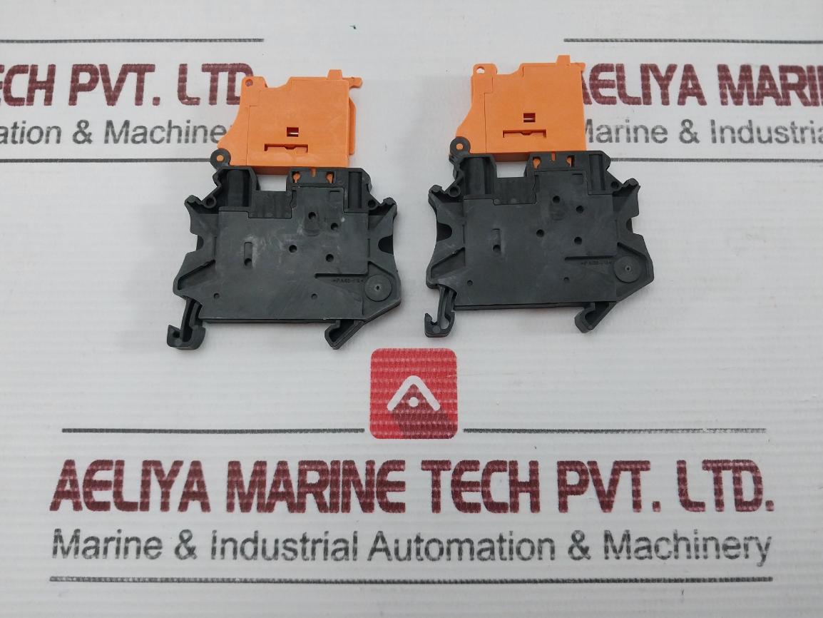 Lot Of 9x Terminal Block By Phoenix Contact Din Rail Ut 4-Hedi(-P/P)