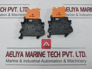 Lot Of 9x Terminal Block By Phoenix Contact Din Rail Ut 4-Hedi(-P/P)
