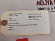 Lot Of 10X Blohm And Voss 80250-1 Pin