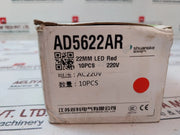 Lot Of 10X Jiangsu Shuangke Ad56-22Ds Signal Indicator Light Ac220V 20Ma