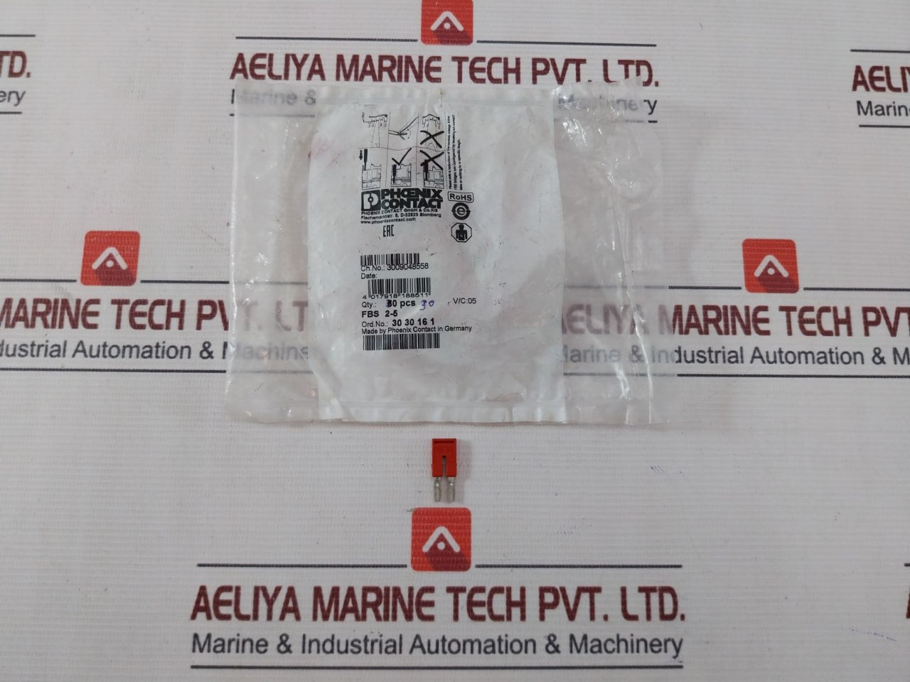 Lot Of 10X Phoenix Contact Fbs 2-5 Plug-in Bridge 3030161