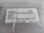 Lot Of 19X Parker 8-4 Ftx-s Threaded Hydraulic Tube Fitting