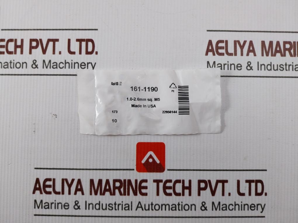 Lot Of 20X Te Connectivity 161-1190 Ring Terminal 1.0-2.6Mm Sq.M5