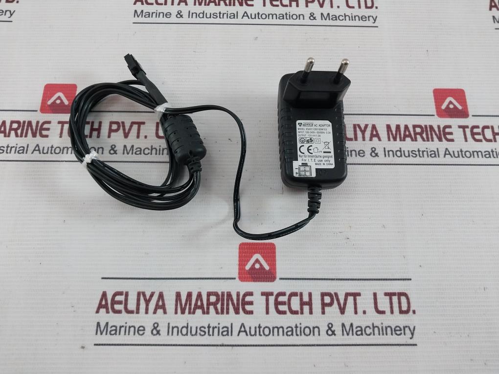 Lot Of 2X Advice Ksafc1200100W1Eu Ac Adapter 100-240V~50/60Hz 0.3A 12V 1.0A