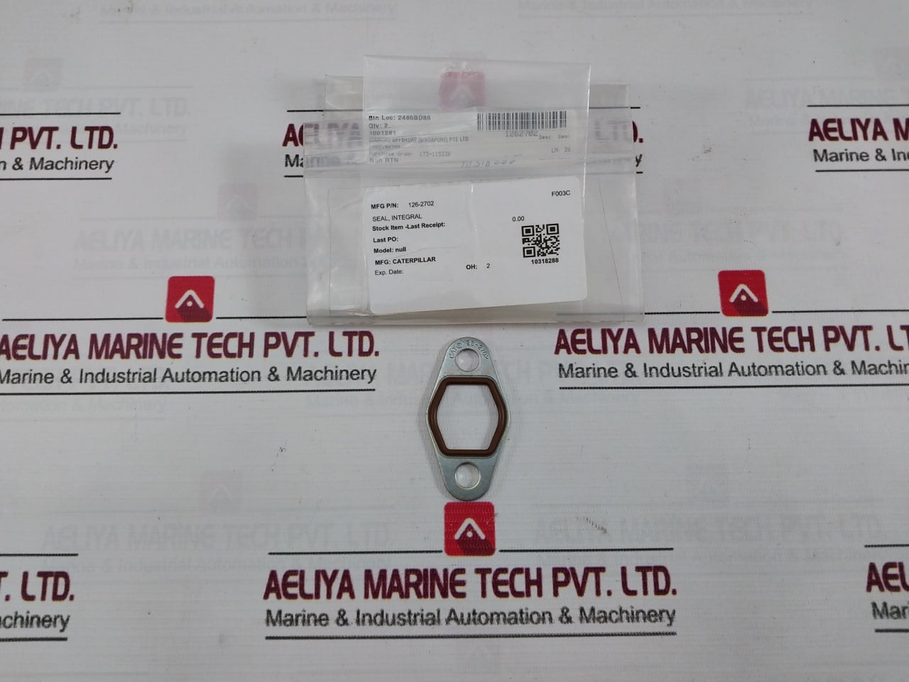 Lot Of 2X Cat 126-2702 Seal Integral Fit Caterpillar