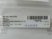 Lot Of 2X Caterpillar 198-6068 Integral Seal Gasket Fits Cat