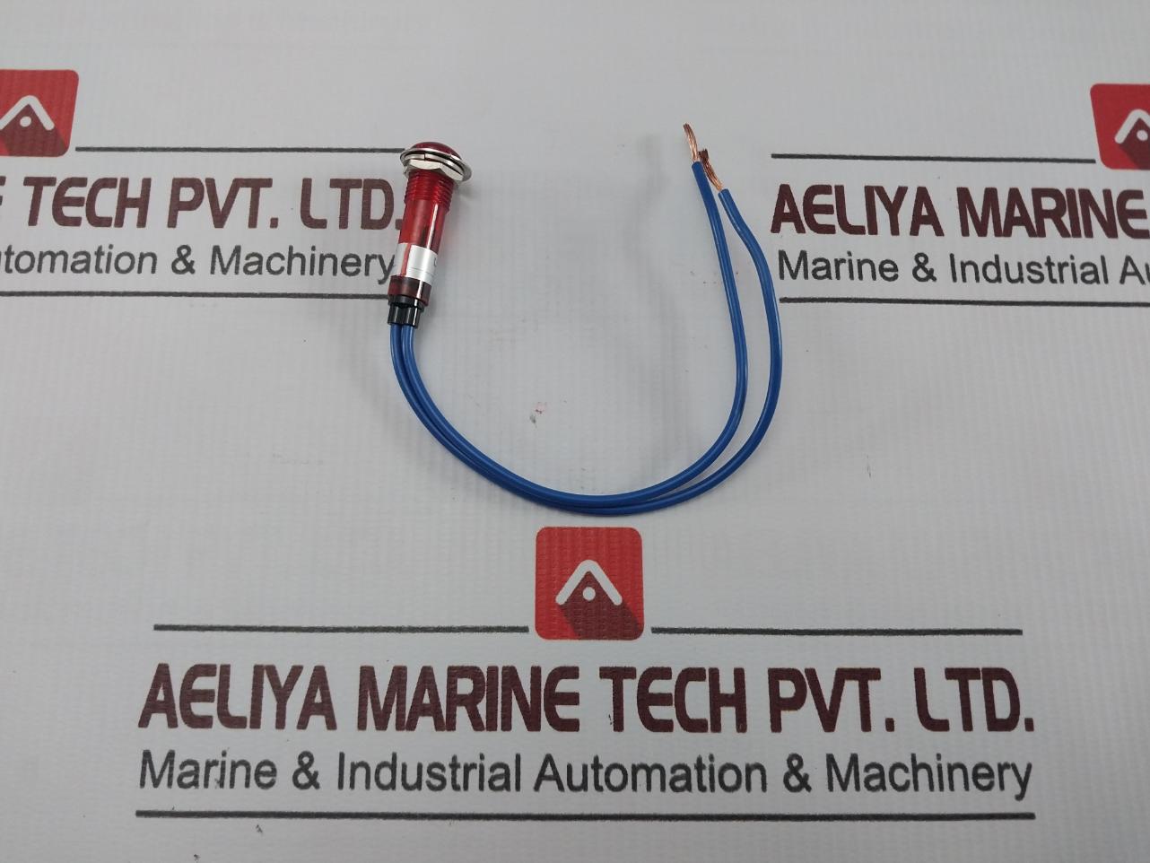Lot Of 2X Sakazume Lms-10M Red Led Metal Indicator Ac 125V