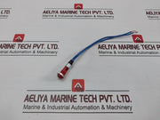 Lot of 2X Sakazume LMS-10M Red LED Metal Indicator AC 125V