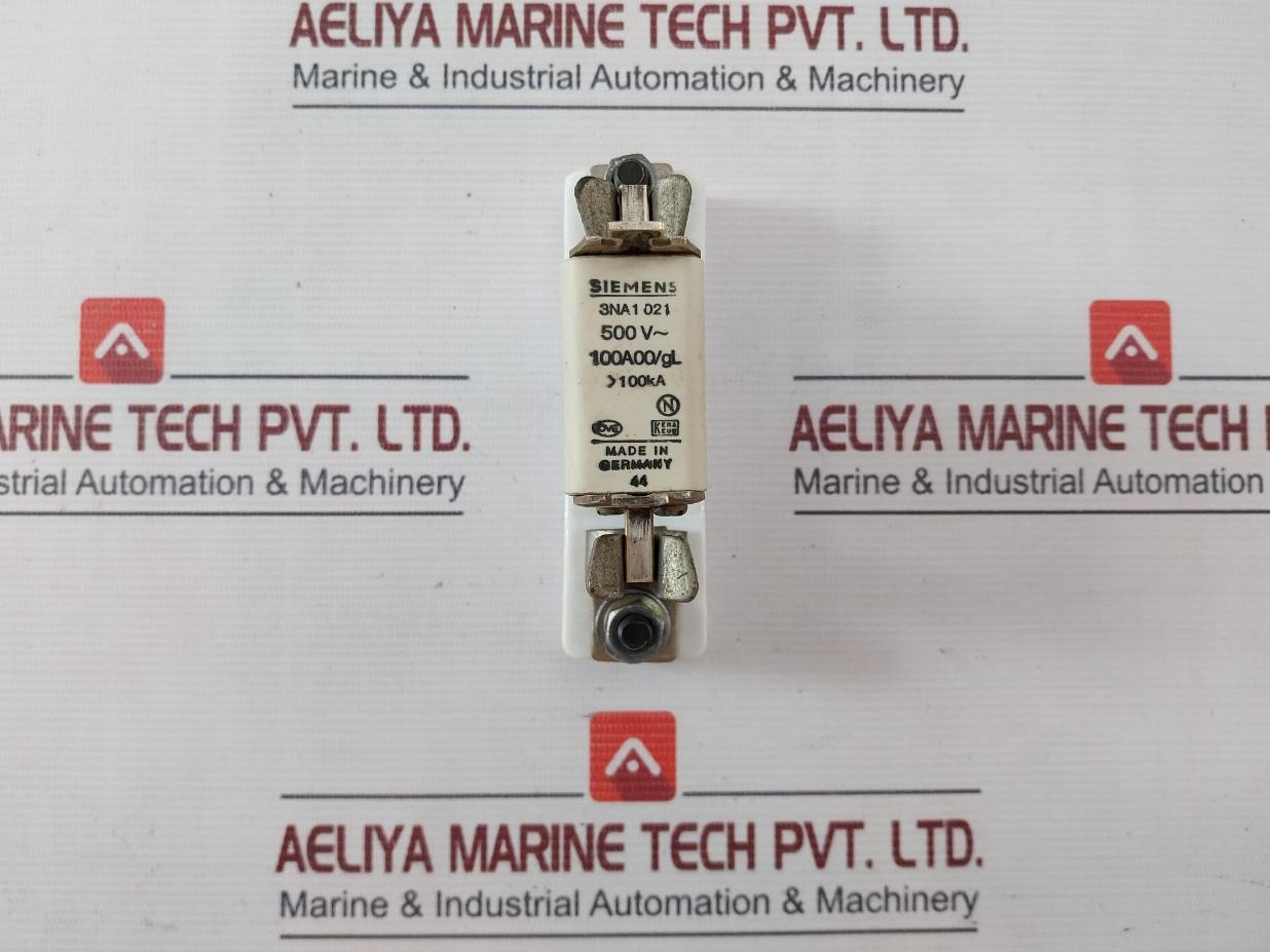 Lot Of 2X Siemens 3Na1 021 Fuse W/ Base Holder 500V 100A00/Gl 3Nh100