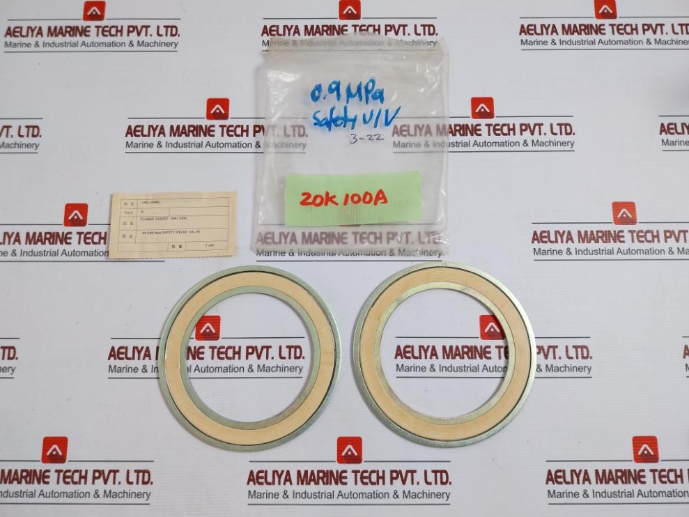 Lot Of 2X Valqua D-20K-100 Ct 20K-100A Flange Gasket