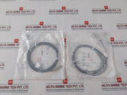 Lot Of 2x Balluff Bes M12mg-Gsc30b-Bv02 Inductive Sensor With Cable 100ma