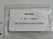 Lot Of 2x Shoulder Screw M4 X 6 Waters - 50 Gm