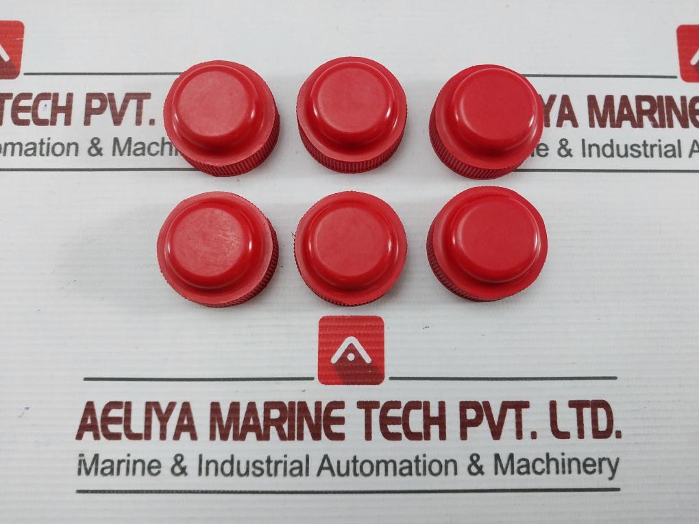 Lot Of 3X Idec Oc-11R Push Button Cap