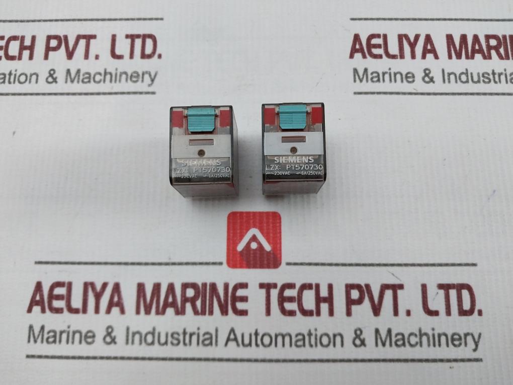 Lot Of 3X Siemens Lzx: Pt570730 Plug-in Relay 230V Ac