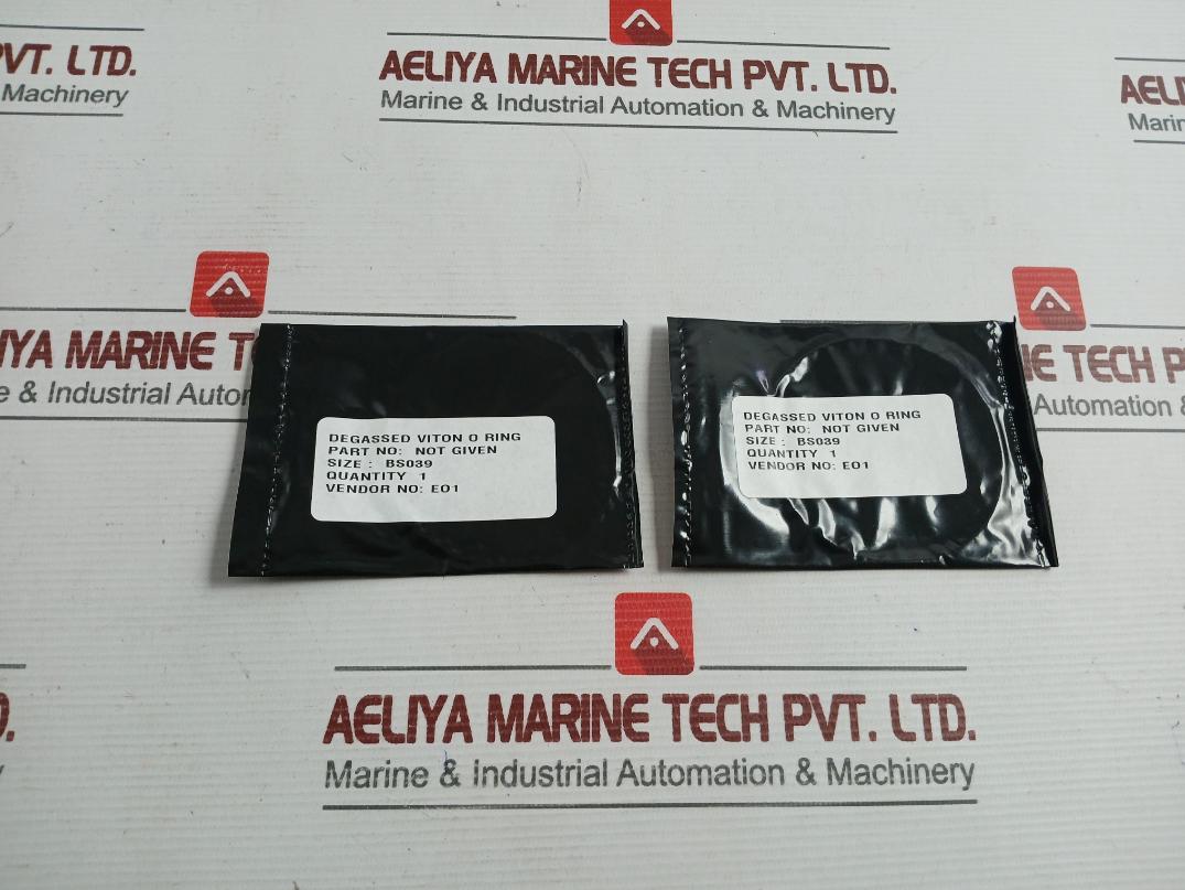 Lot Of 4X 5711130 Degassed FKM O-Ring BS039 BY WATERS