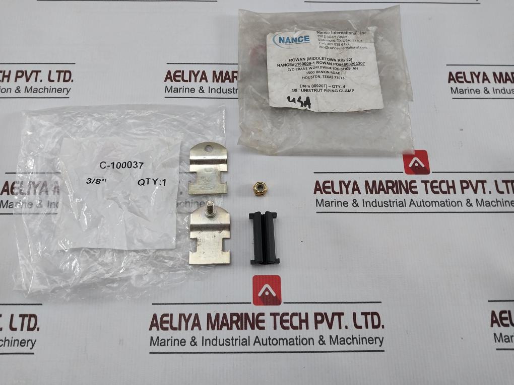 Lot Of 4X Haydon C-100037 Cushion Clamp Set For Tube 3/8"