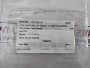 Lot Of 4X Lamot 1/4” Std (Aa) Rupture Pressure Disc Ctu-20P-d2 15000 Psig