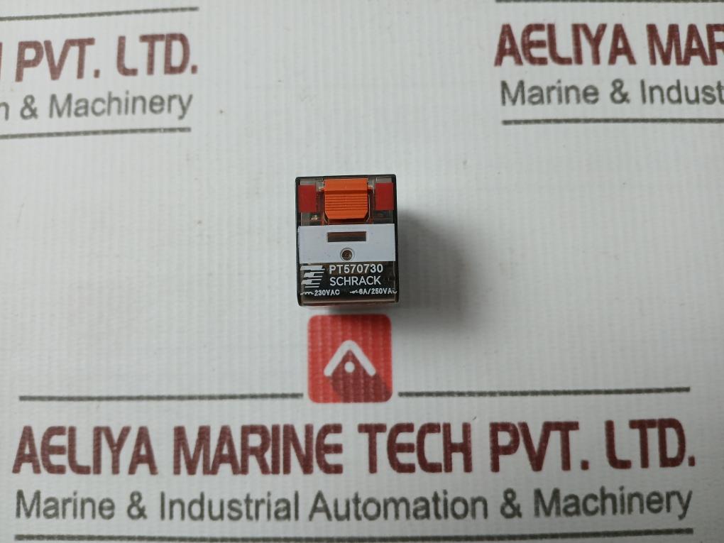 Lot Of 4X Schrack Pt570730 Miniature Relay 6A/250Vac
