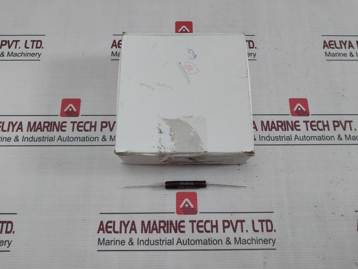 Lot Of 5X Ohmite 20J8K0E Wirewound Resistor 8000Ω 10W 5%