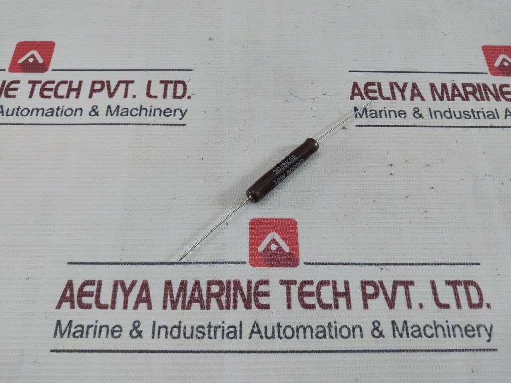 Lot Of 5X Ohmite 20J8K0E Wirewound Resistor 8000Ω 10W 5%