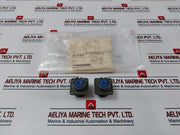 Lot Of 6X Amphenol 97-3102A18-3P Circular Connector Receptacle