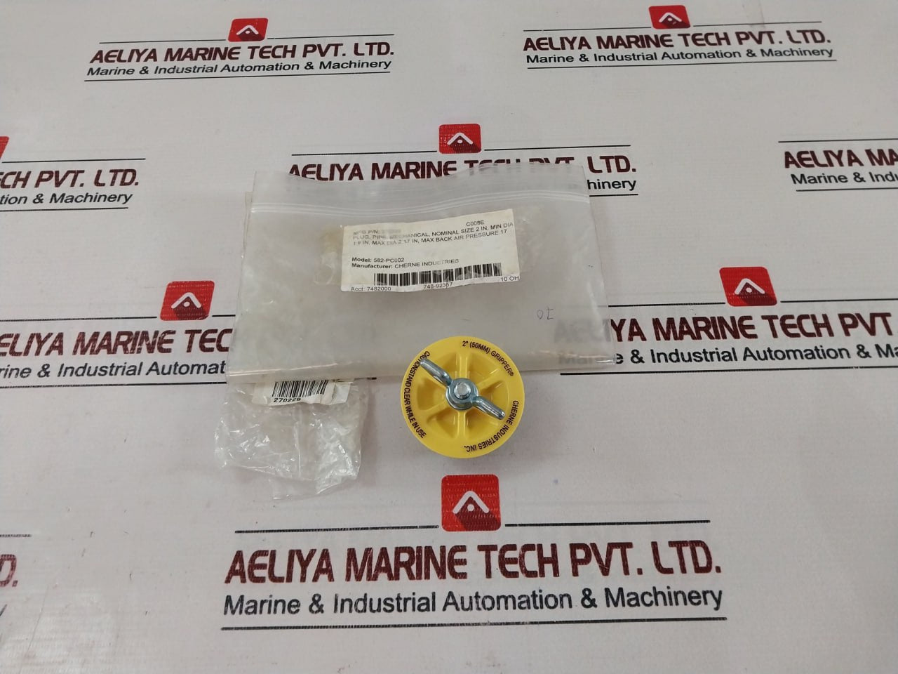 Lot Of 8X Cherne Industries 270229 Plug Pipe Mechanical Nominal Size 2 In.