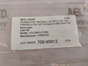 Lot of 9X PARKER PMI PC-1/4 A-LOK SST 316 Male Tube Adaptor 1/4