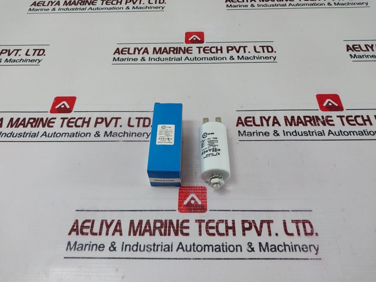 Lot Of 9X Vyhr 7.5µF ±5% Yhr Capacitor Type B E12 250Vac