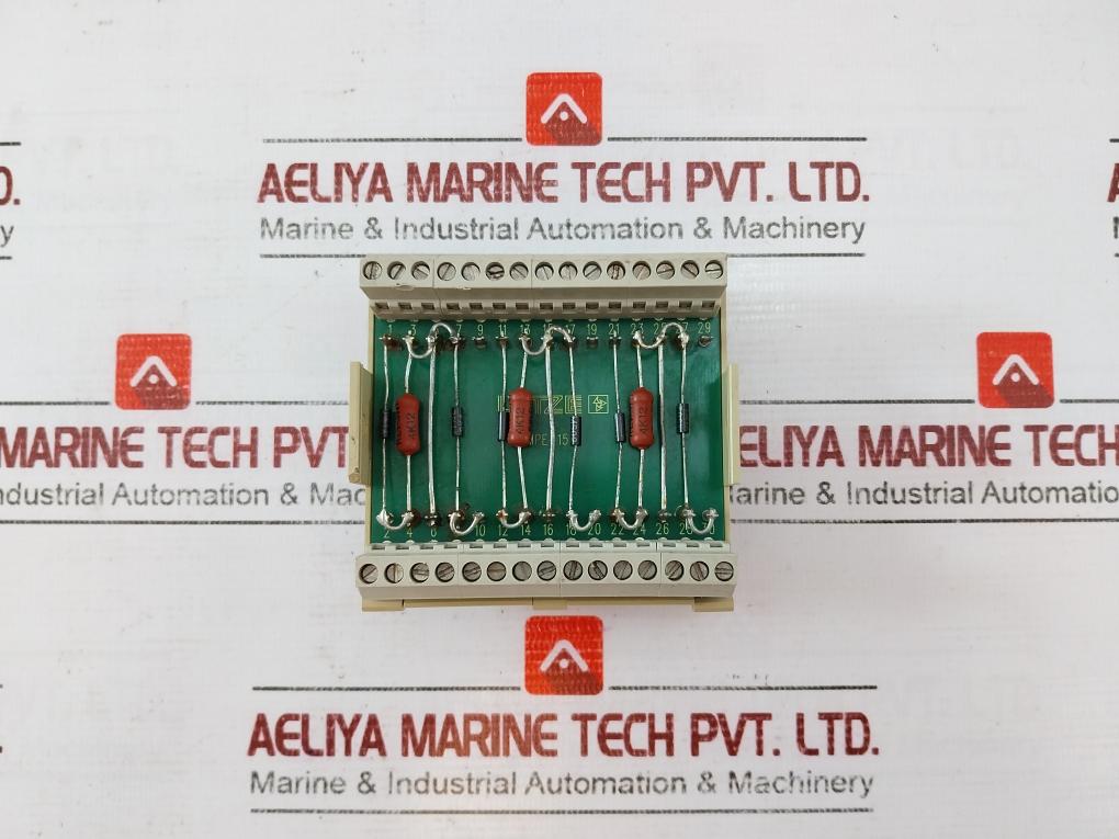 Lutze Mpe-15 Mounting Module With Soldering Terminals & Metal Film Resistor
