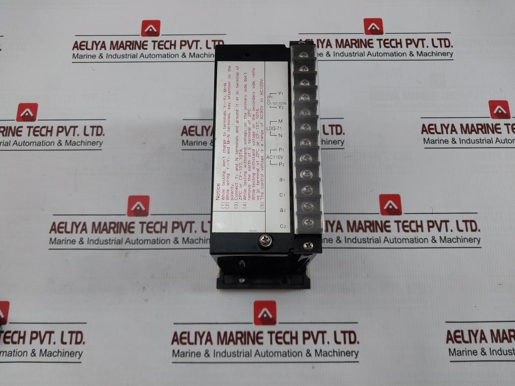 Lvg-7 Ground Voltage Relay Ac110v 50/60hz By Hikari