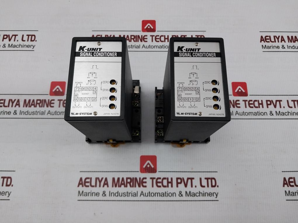 M-System Signal Transmitter W/ Socket Base 220vac  Kwvs2-A1aa-H