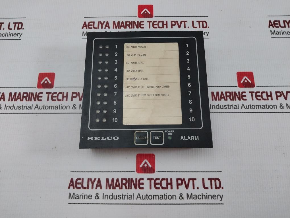 M1000-24-10c Alarm Indicator Panel 12-24v Brand Selco