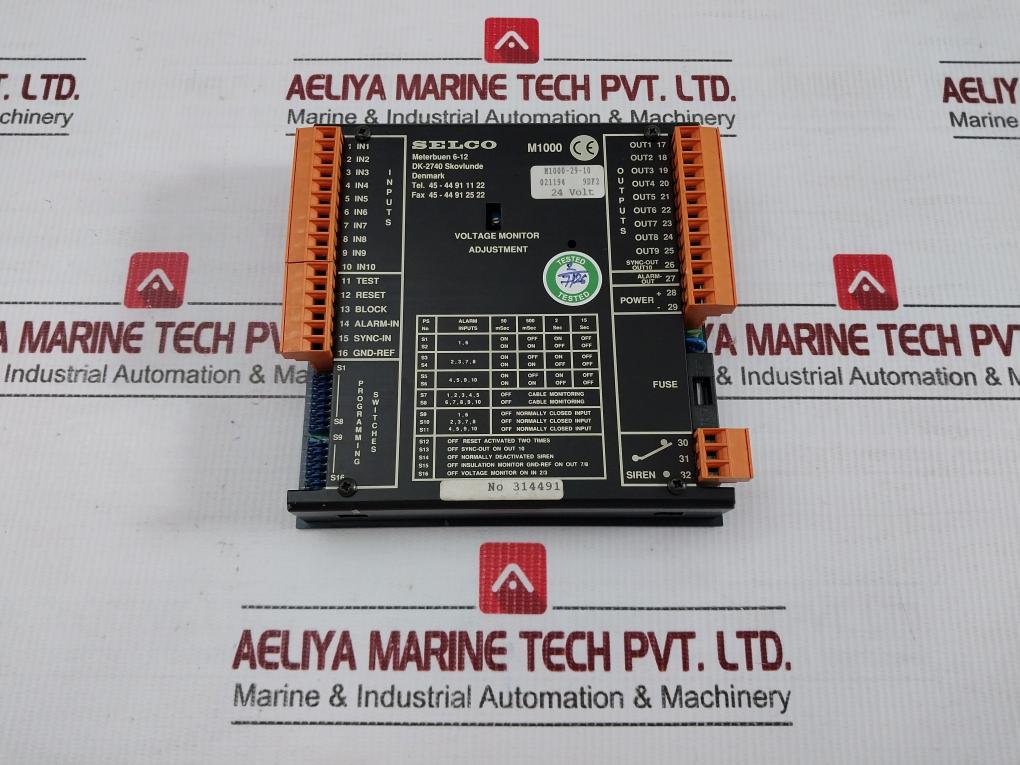M1000-29-10 Alarm Monitor 24v Brand Selco