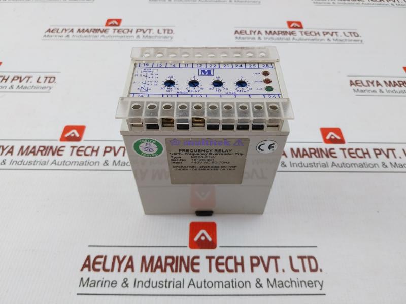 M200-F1w Frequency Relay By Multitek 440v Ac 50/70hz