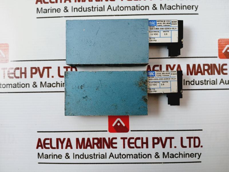 Mac 48B-ama-000-gdk0-1Kj=Single Solenoid Piloted Valve