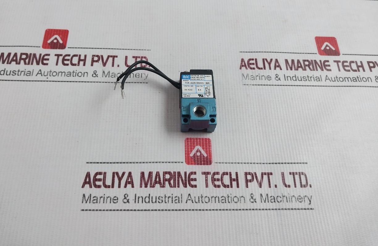 Mac 35A-aaa-ddaa-1Ba Universal Solenoid Valve 24 Vdc 120 Psi