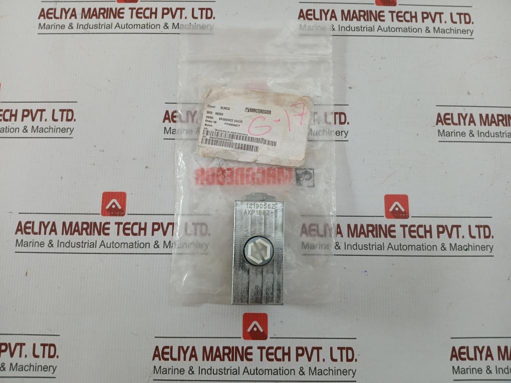 New Sequence Valve Macgregor 0086866677