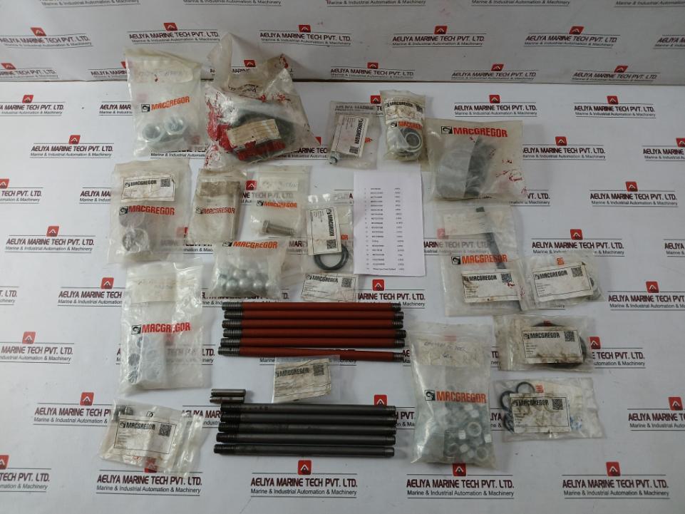 Macgregor 1074706.001 O-ring, Bushing, Check Valve, Studs, Screws, Was ...