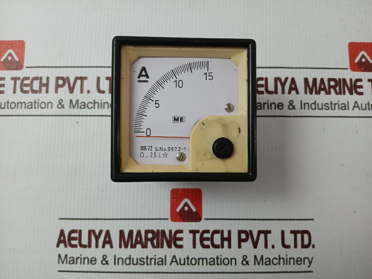 Mahesh Electrical Instruments Mr-72 Analog Ammeter 0-15 A