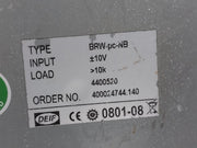 Main Engine Rpm Indicator Input 10v Brw-Pc-Nb By Deif