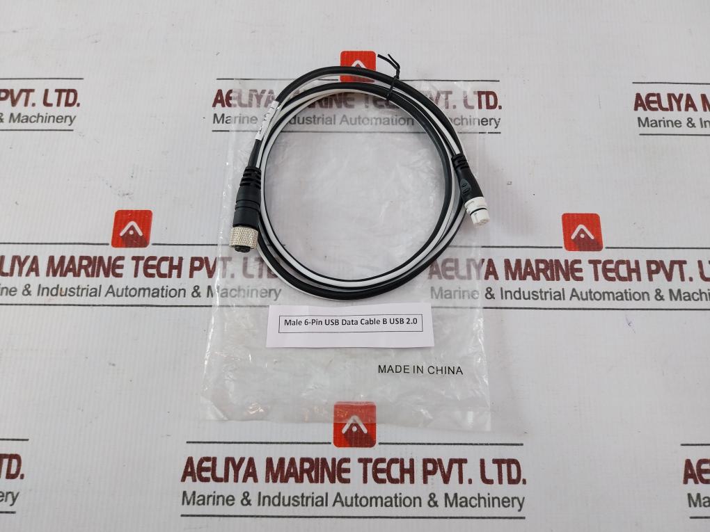 Male 6-pin Usb Data Cable B Usb 2.0 1-meter
