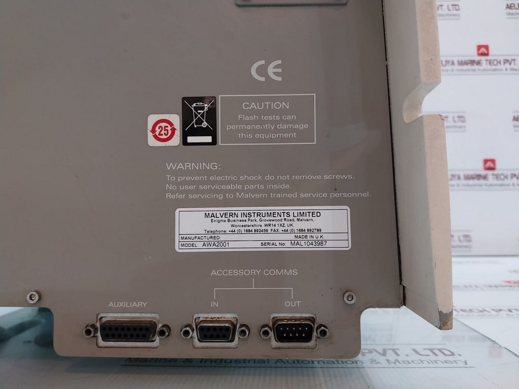 Malvern Awa2001 Wet Sample Dispersion Unit Hydro 2000S 100-120V/200 ...